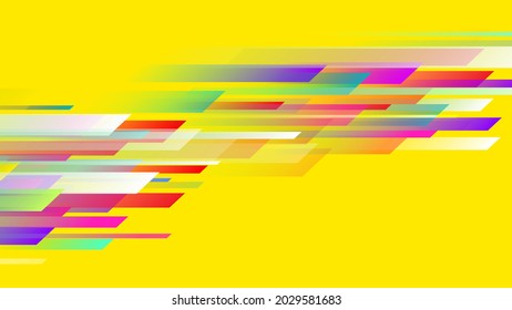 Abstract active speed power geometric colorful vector background