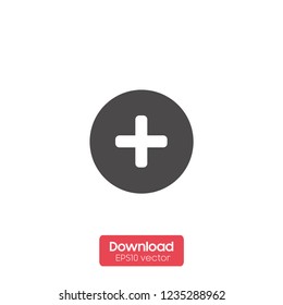 Abstract add vector icon