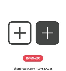 Abstract add vector icon - Vector