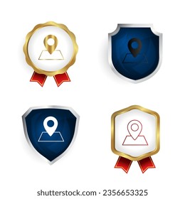 Abstract Address Badge and Label Collection, can be used for business designs, presentation designs or any suitable designs.