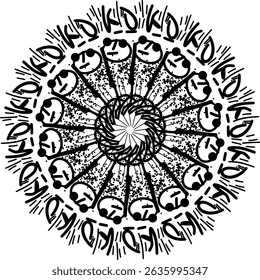 
abstrato, adulto, arte, fundo, preto, calmo, centro, cor, curva, decoração, design, designs, digital, rabiscar, desenho, fácil
