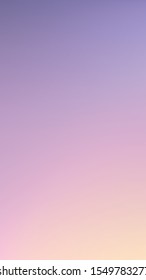 Abstract aerial panoramic view of sunrise gradient mesh over ocean. Nothing but sky and water. Beautiful serene scene. Vector vertical illustration