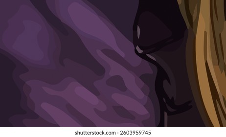 Abstract aesthetic background with a combination of purple and brown