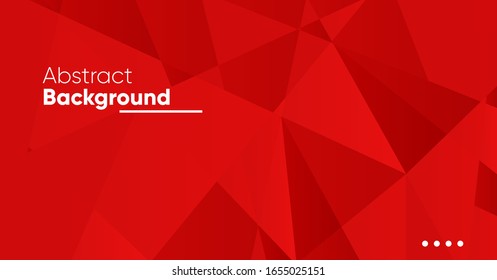 abstract aesthetic background with geometric in red