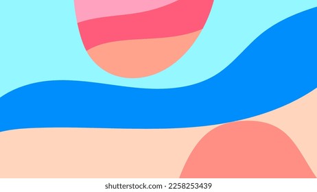ABSTRACT AESTHETIC GEOMETRIC BACKGROUND VECTOR DESIGN TEMPLATE FOR WALLPAPER, COVER DESIGN, HOMEPAGE DESIGN