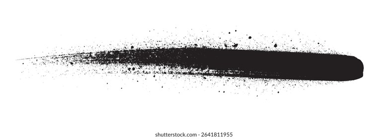Abstract Aesthetic grunge brush stroke design