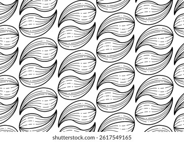 Abstract aesthetic line flower petal pattern background design easy editable, fabric, vector design, seamless pattern, printable