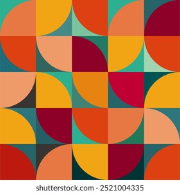Abstract aesthetic modern geometric shape contemporary boho poster cover template. Minimalst illustrations for art print, postcard, wallpaper, wall art, decoration, wall decor