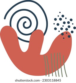 Resumen Forma estética Diseño de ilustración