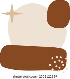 Abstract Aesthetic Shape Illustration Design
