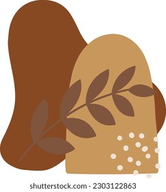 Abstract Aesthetic Shape Illustration Design