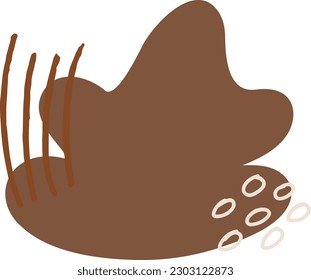 Abstract Aesthetic Shape Illustration Design