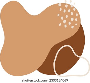Abstract Aesthetic Shape Illustration Design