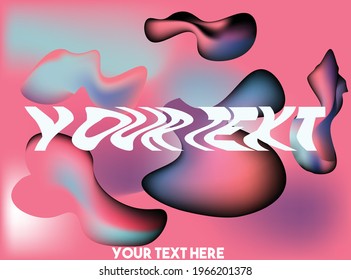 Abstract aesthetic trendy universal background template.