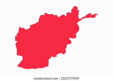 Resumen Afganistán Simple Map Background, se puede usar para diseños de negocios, diseños de presentaciones o cualquier diseño adecuado.