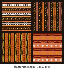 abstract africa background with some special objects 