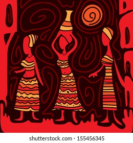 Abstract African Art (vector)