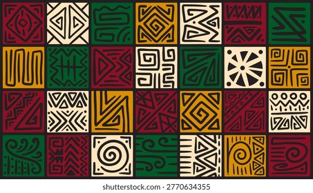 abstract african pattern ethnic background african style textile banner wallpaper wrapping	