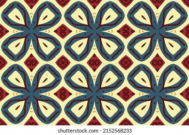 Abstract African Patterns Fabric from Africa Navajo Nation Pattern Colorful ethnic seamless background. Tribal art print. Geometric hand-drawn vector pattern. Decorative pattern for wrapping, fabric, 