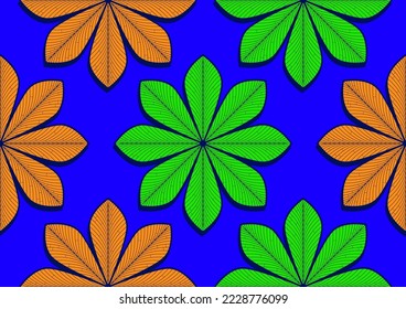abstract african seamless pattern background, hawaii flower, textile art, tribal abstract hand-draw, geometrics shape image, summer fashion artwork for Fabric print, clothes, scarf, shawl, carpet, bag