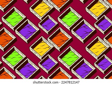 abstract african seamless pattern background, print textile art, tribal abstract hand-draw, geometric art, summer fashion artwork for fabric print, clothes, scarf, shawl,  bag