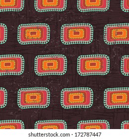 Abstract african style seamless background