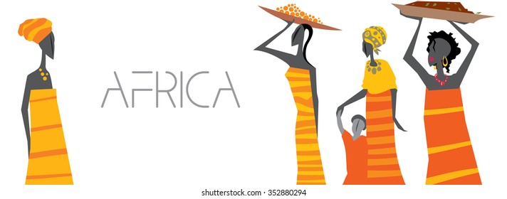 Abstract African Tribe (Vector Art)