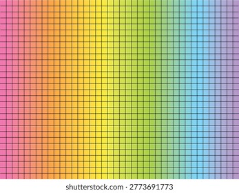 Abstract Aftertherain Gradient Grid Background with Geometric Pattern