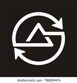 Abstract AG, AS, GA, SA  logo initial letter design template vector illustration