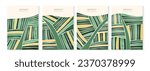 Abstract agriculture field or farm card background. Vineyard valley collage pattern, spring countryside landscape, ecology banner template. Summer backdrop, organic design, eco green flyer layout