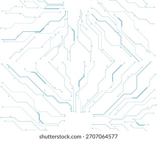 
Fondo Abstractas de la placa de circuito de la IA.
