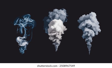 abstract, air, aroma, art, backdrop, background, black, black smoke, blue, burning, cigarette, color, colorful, concept, curve, delicate, design, detail, dynamic, effect, elegant, fire, flame, flow