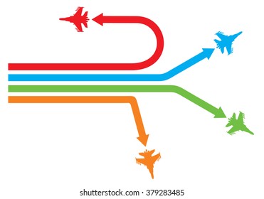 abstract air plane background