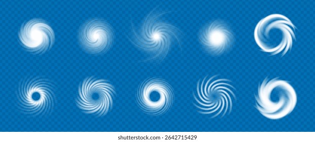 Abstract air swirl with circular vortex and foamy spiral motion. Cool wind, water splash and turbine effect suggest freshness and dynamic energy. Vector design for AC, laundry or power themes.