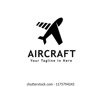 abstract airplane logo