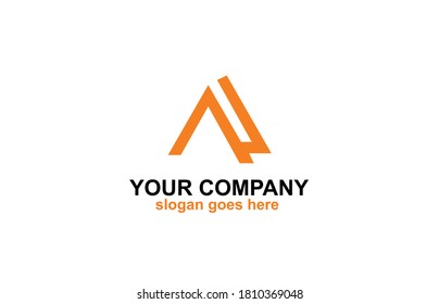 Abstract Al  Letter Logo Design