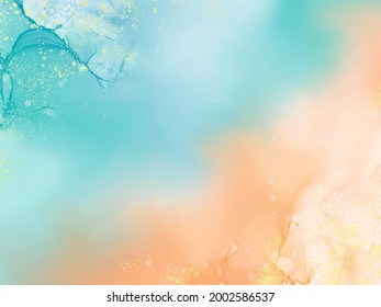 Resumen de la tinta de color alcohol textura de fondo de mármol estilo. Diseño de ilustración vectorial EPS10.
