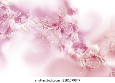 Abstract alcohol ink texture marble style background. EPS10 vector illustration design.