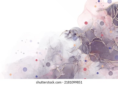 Abstract alcohol ink texture marble style background. EPS10 vector illustration design.
