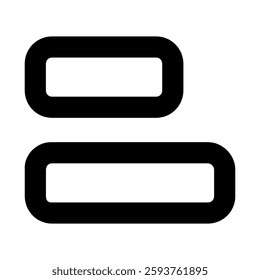 abstract Align Shape line icon 