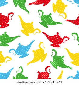 Abstract alladin lamp background