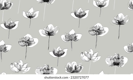 abstract allover hand drawing style water color oil paint effect blur wave design pattern for digital textile print cover bed sheet saree rug dress parda tils home wall graphic and all type use image.
