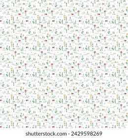 Abstrakte Allover Handzeichnung Stil Wasserfarbe Effekt Design Muster für Digital Textil Druck Cover Bett Grafik und alle Art Drucken Alle Blume
