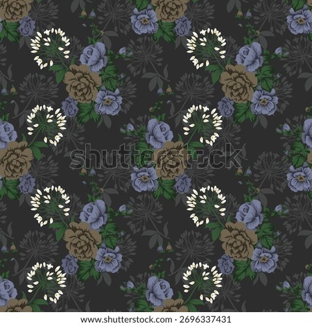 abstract allover hand drawing style color effect design pattern for digital textile print cover bed sheet graphic and all type print