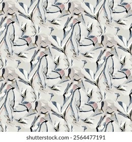 ABSTRACT ALLOVER OPEN SPACE TEXTILE PRINT DESIGN PATTERN