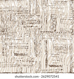 abstract allover strips pattern on brown background