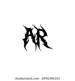 Abstract alphabet art icon logo design
