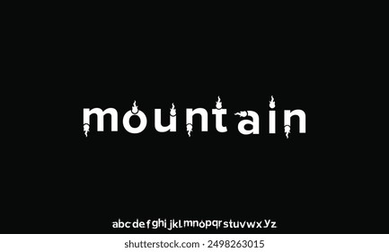 Abstract alphabet font, for your future space design logo or brand name or game, vector illustration 10EPS