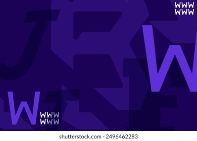 Abstract Alphabet geometric pattern letters Random layout on dark background. Gift wrapping paper. Bed sheets and interior. School and learning theme or poster y2k