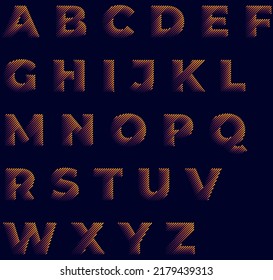  abstract alphabet letters art vector designne